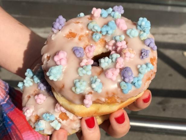 Dunkin Donuts Cotton Candy Donut 