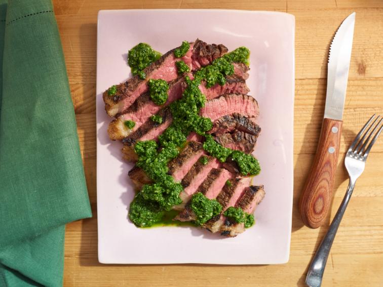 Sunny's TBone Steak with Any Herb Sauce Recipe Sunny Anderson Food