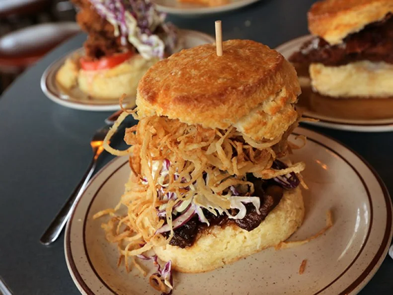 The Elmer as Served at Atomic Cowboy in Denver, Colorado, as seen on Diner's Drive-Ins and Dives, Special.