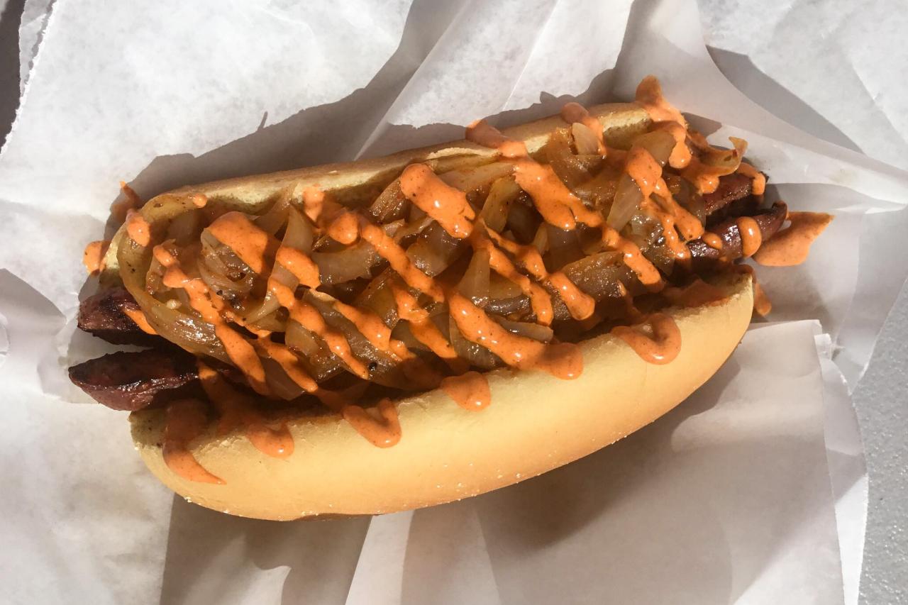 Fancy hot dogs feature of new(ish) eatery