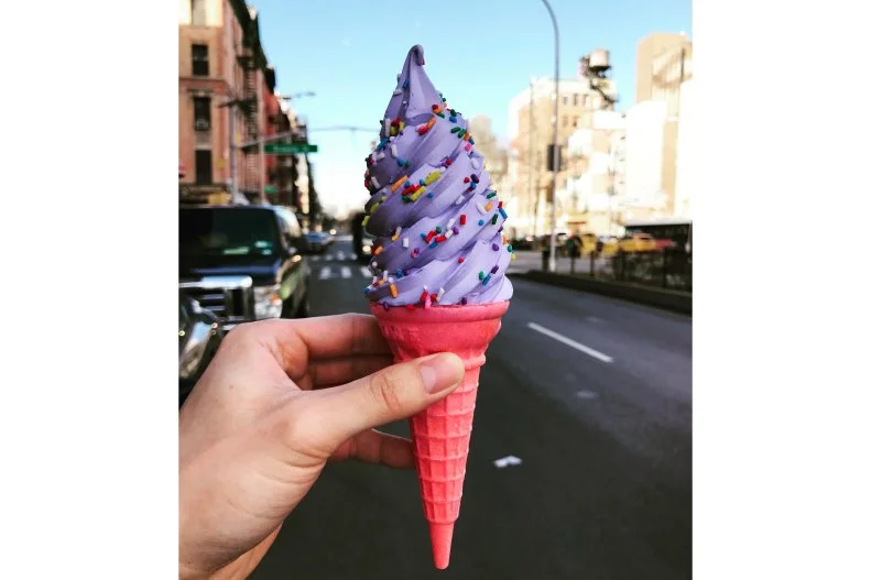 This Insta-famous soft-serve specialist is known for its hypercolor swirls. Jet black or vibrant red cones are filled with equally vivid swirls of ube purple yam, matcha green tea, black sesame or macapuno coconut ice cream. These creations certainly are camera-ready, but thereâ  s substance to back up the pics. Flavors are bold yet refreshing, with a rich and creamy texture. The colorful toppings â   from toasted almonds and freeze-dried strawberries to cereal marshmallows and fruity pebbles â   jack up the sweetness. Guests can opt for DIY combinations or pick Swerve Specials like the Jersey City, a swirl of coconut and ube purple yam coated with toasted coconut and dotted with mochi.