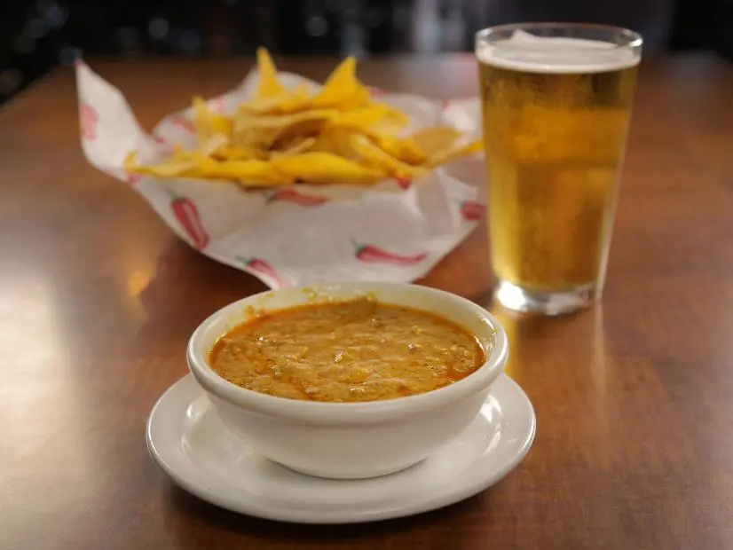 Chili Queso as Served at Mike's Chili Parlor in Seattle, Washington, as seen on DDD Nation, Special.
