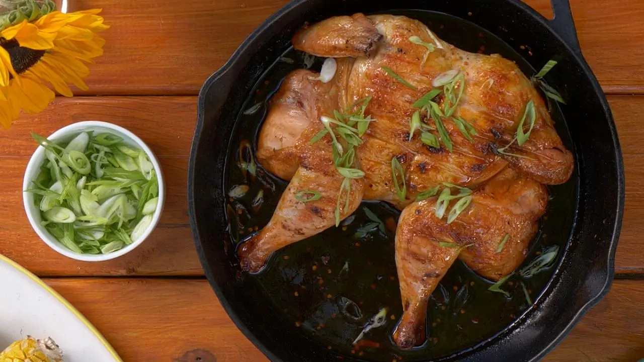 Grilled Spatchcock Chicken