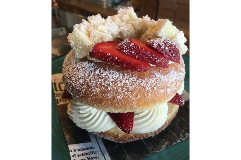 Pastry chef and native Sicilian Diego Chiarello brings with him to Houston 20 years of experience working as a baker in New York City. At the neatly appointed La Sicilia Italian Bakery, you’ll find Chiarello’s version of doughnuts or ciambellas — a traditional Italian sweet bread — made fresh daily in varieties like strawberry shortcake and hazelnut praline. Picture perfect and layered with icing and crumbly toppers, the ciambellas are displayed prominently, towering high in glass cases alongside traditional cannoli, biscotti and buttery croissants.