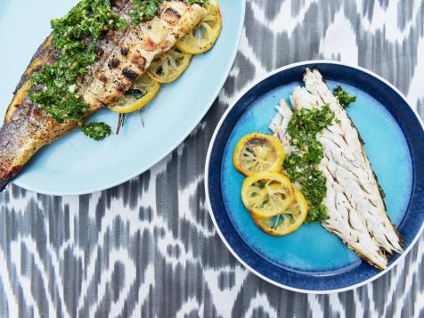 Grilled Whole Branzino