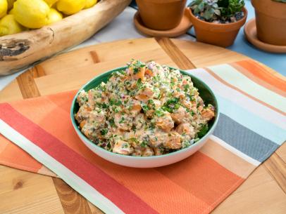 Co-host Jeff Mauro's dish The Best Sweet Potato Salad,  as seen on The Kitchen, Season 17.