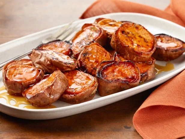 Food Network Kitchen’s Melting Sweet Potatoes for NEW FNK, as seen on Food Network.