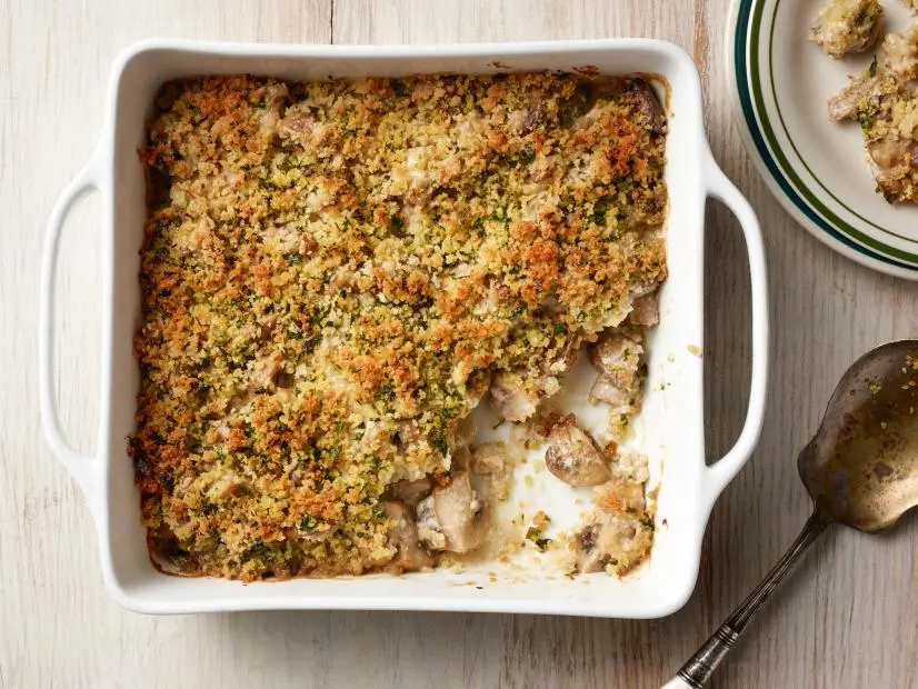 Food Network Kitchen’s Stuffed Mushroom Casserole for NEW FNK, as seen on Food Network.