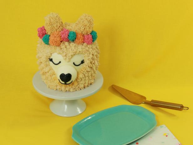 How to Make an Adorable Llama Cake : Food Network | Food Goals | Food  Network
