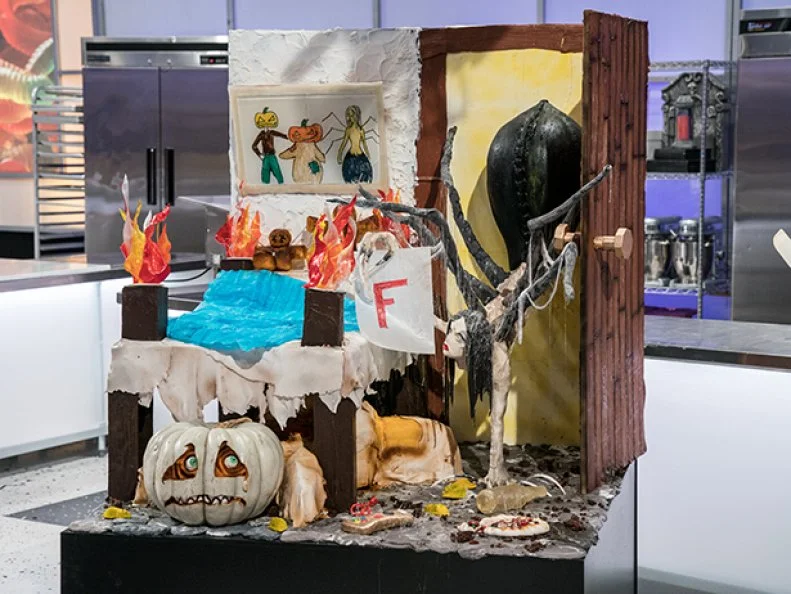 Team Candied Cadavers entry for The Boogeyman's Nightmare, as seen on Halloween Wars, Season 8.
