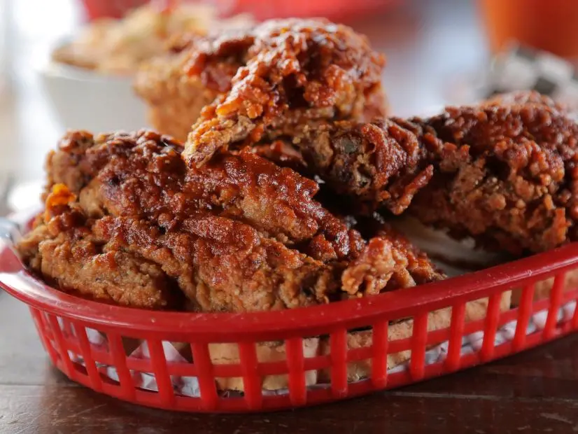 The Nashville Chicken as Served at Sisters and Brothers Bar in Seattle, Washington, as seen on Diners, Drive-Ins and Dives, Season 28.