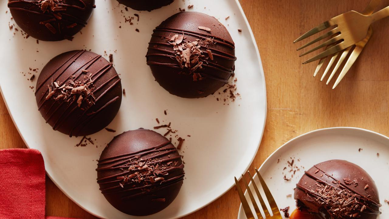 Chocolate-Caramel Domes
