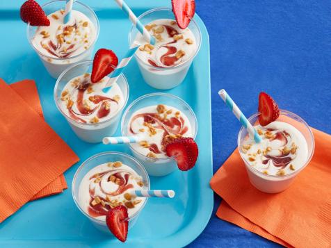 Mini PB and J Milkshakes