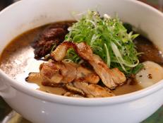 <p>This semi-hidden noodle shop serves up addictive dishes like the Toki Classic Ramen that Guy describes as &ldquo;a seven-course meal sitting inside of a bowl.&rdquo; He also raves about the vegetarian dumplings, which feature a ginger-and-garlic-laced filling of fried tofu, shiitake mushrooms and daikon radish.</p>