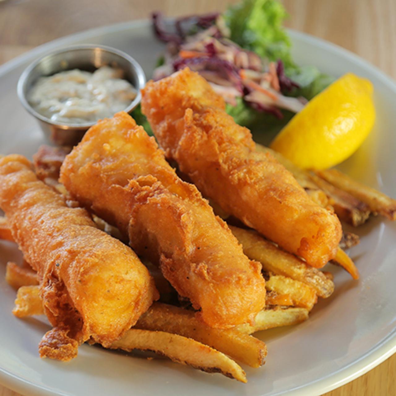 Homemade tempura batter fish and chips recipe