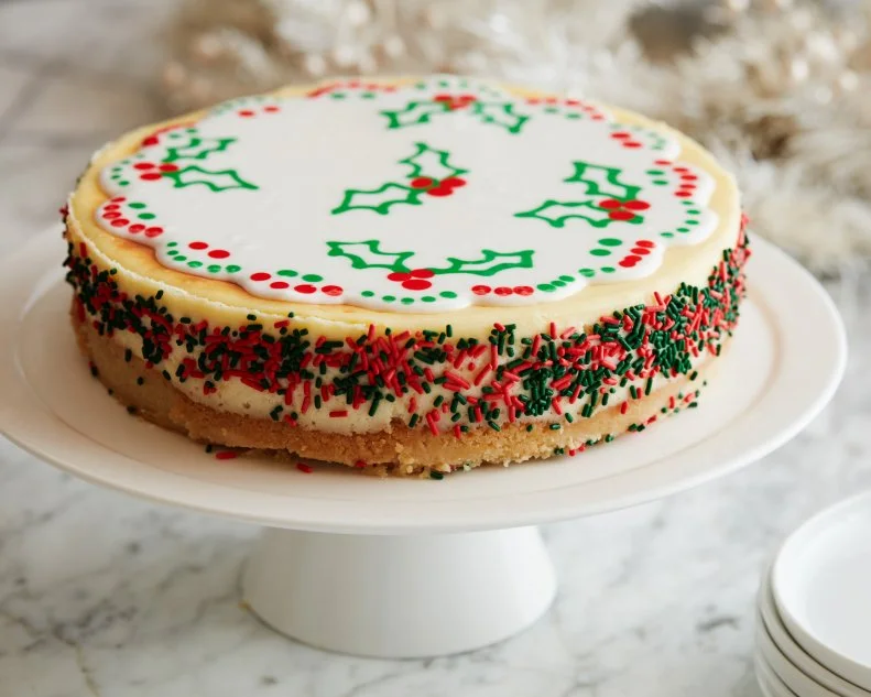 Food Network Kitchen’s Christmas Cookie Cheesecake.