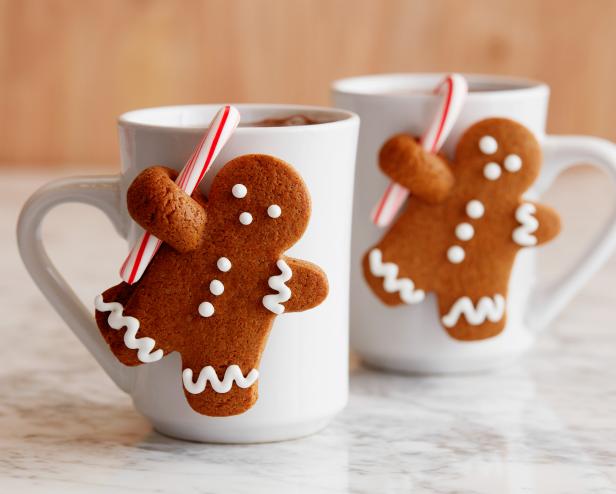 Gingerbread Man Cookie Mug Toppers