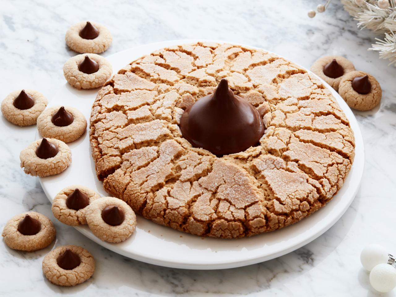 Giant Chocolate-Peanut Butter Cookie Cake Recipe, Food Network Kitchen