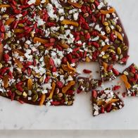 Food Network Kitchen’s Superfood Chocolate Bark.