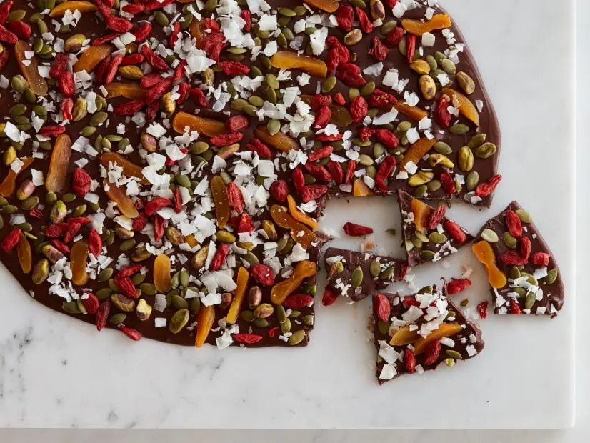 Food Network Kitchen’s Superfood Chocolate Bark.
