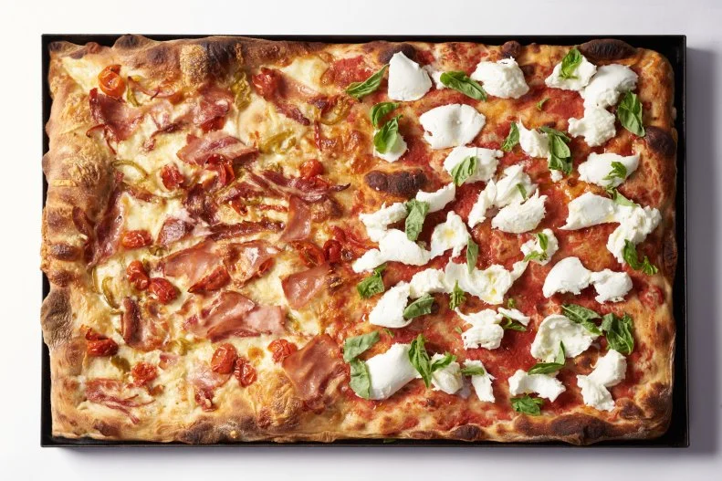 Los Angelesâ   Patina Group is practically taking over Disney Springs with highly themed upscale restaurants. Its by-the-slice Pizza Ponte restaurant is one spot that savvy locals seek out repeatedly. At the counter, guests choose from Sicilian-style square or thinner-crust triangular pizza, then down their hand-helds from barstools in the bright and simple dining room. Made-to-order sandwiches are on offer too, with Italian fillings like tomato, mozzarella and arugula. Italian desserts, specialty espresso drinks, and wine and beer round out the experience.