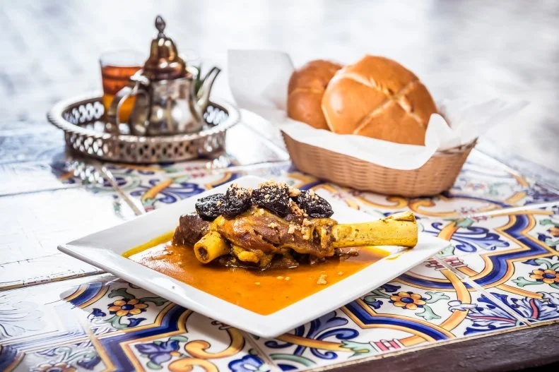 Merguez looks like a junky tourist spot in a schmaltzy strip center. Enter anyway. Behind the counter, Moroccan natives are cooking authentic foods from their country â   kefta tagine, lamb shank, chicken kebabs and beef briwat (phyllo turnovers), for starters. Itâ  s a friendly spot, where half the customers seem to be regulars.