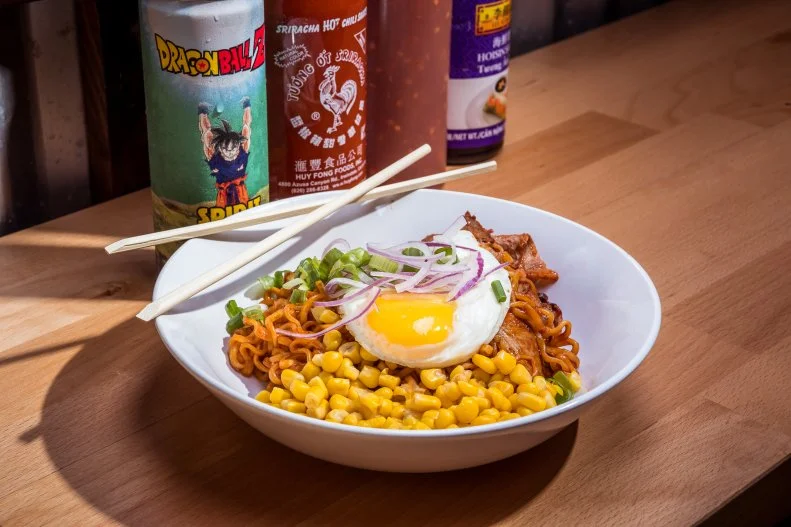 This Asian Noodle Bar sports long lines despite its shoestring decor, all of which revolves around the once-popular cartoon Dragon Ball Z. Millennials who grew up with the We Gotta Power force will likely be seated beside you, slurping up generous bowls of Vietnamese pho, Korean fire noodles and pan-Asian, pre-designed or build-your-own combos, all at prices to match the budget dining room.