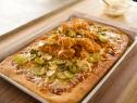 Close-up of Fried Chicken Pizza, as seen on The Pioneer Woman, Season 19.