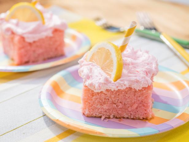 pink lemonade layer cake