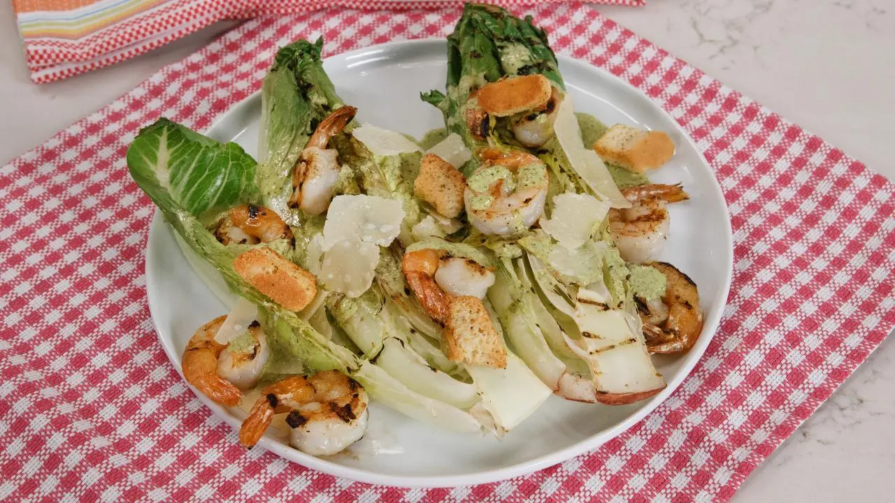 shrimp salad with green goddess dressing Green Goddess Shrimp Salad