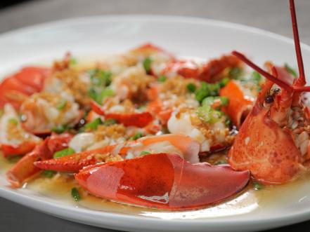 Lobster in Garlic Sauce Recipe | Food Network