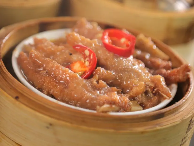 Chicken Feet as Served at Grand Harbor in Burlingame, California, as seen on Diners, Drive-Ins and Dives, Season 28.