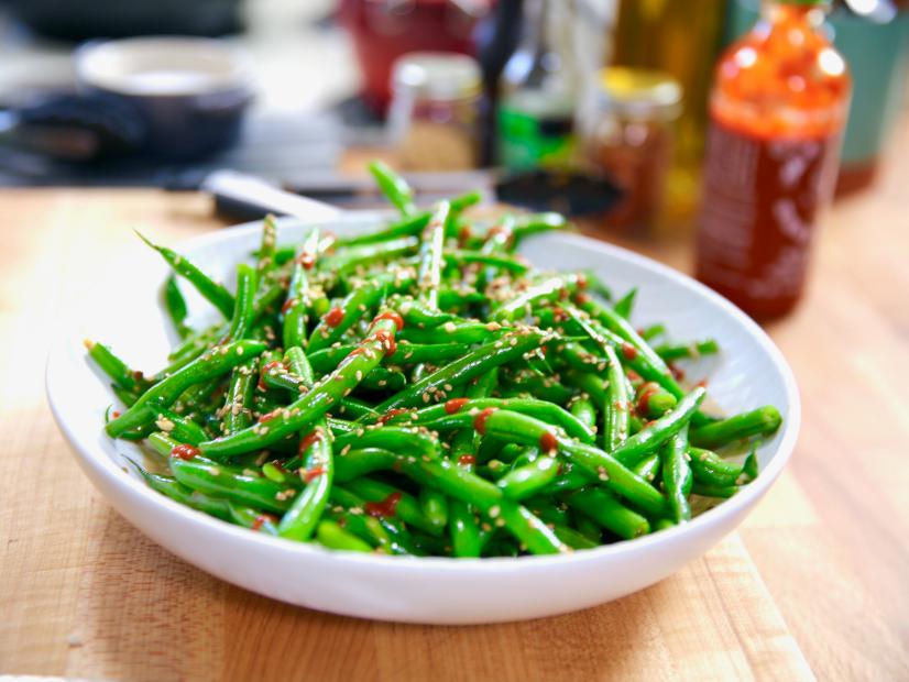 Molly Yeh's Magic Seasame Sauce with Green Beans