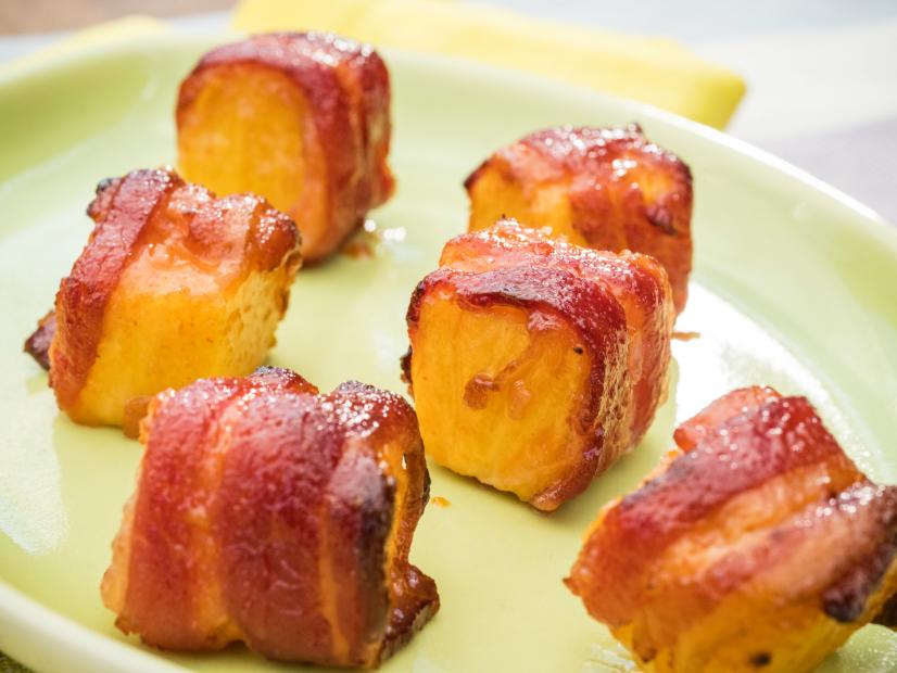 Geoffrey Zakarian makes Bacon-Wrapped Pineapple, as seen on Food Network's The Kitchen