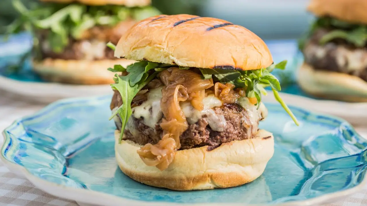 French Onion Burger