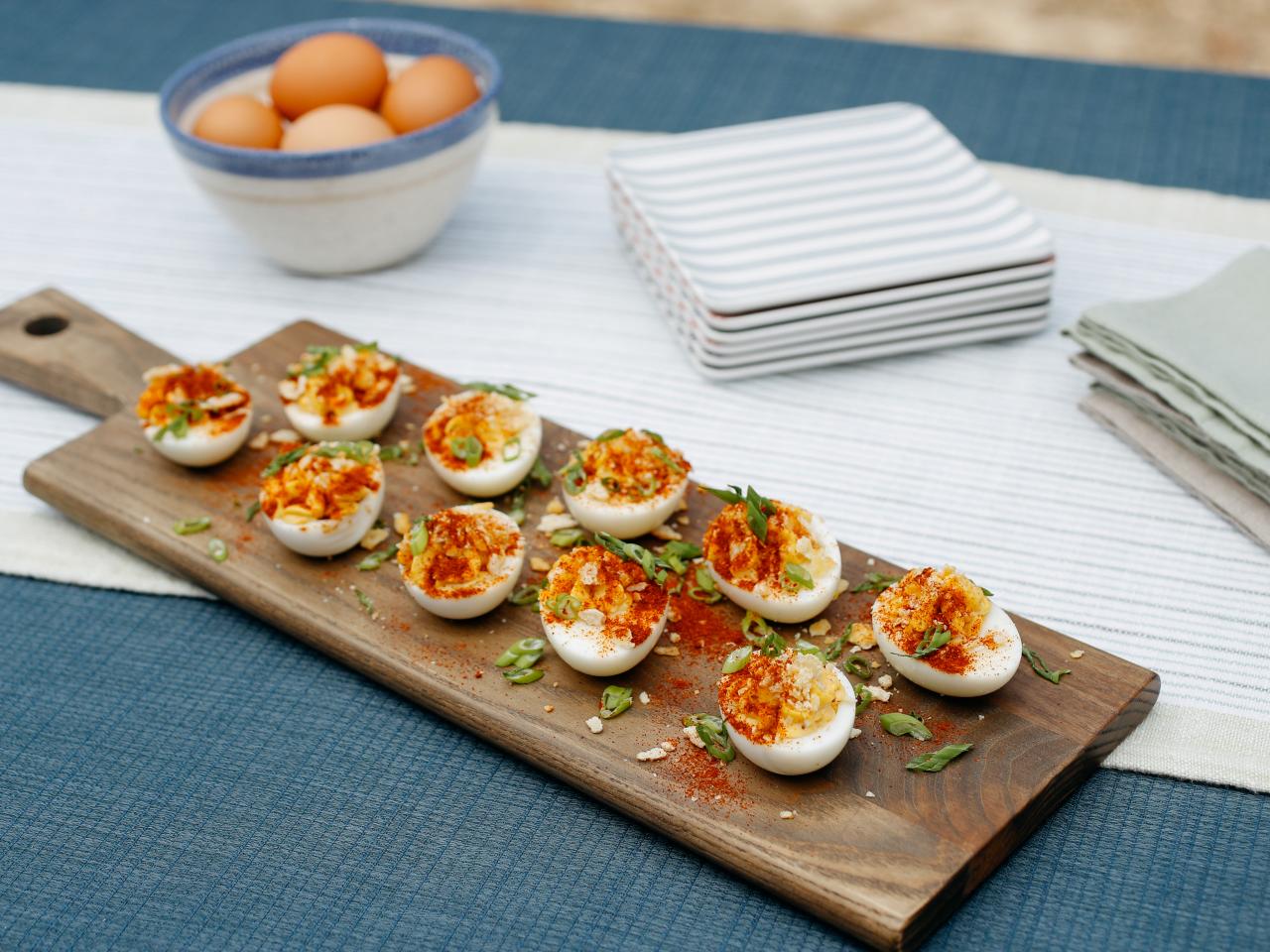 Pressure Cooker Pimento Cheese Deviled Eggs - Recipes