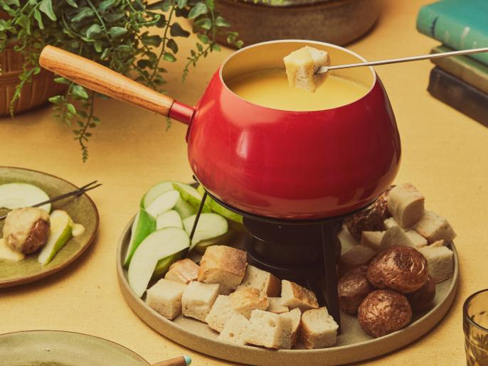 Three Cheese Fondue Recipe Food Network