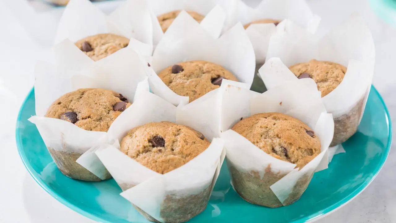 Chocolate Chip Banana Muffins