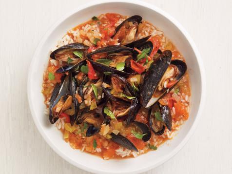 Creole Mussels with Rice