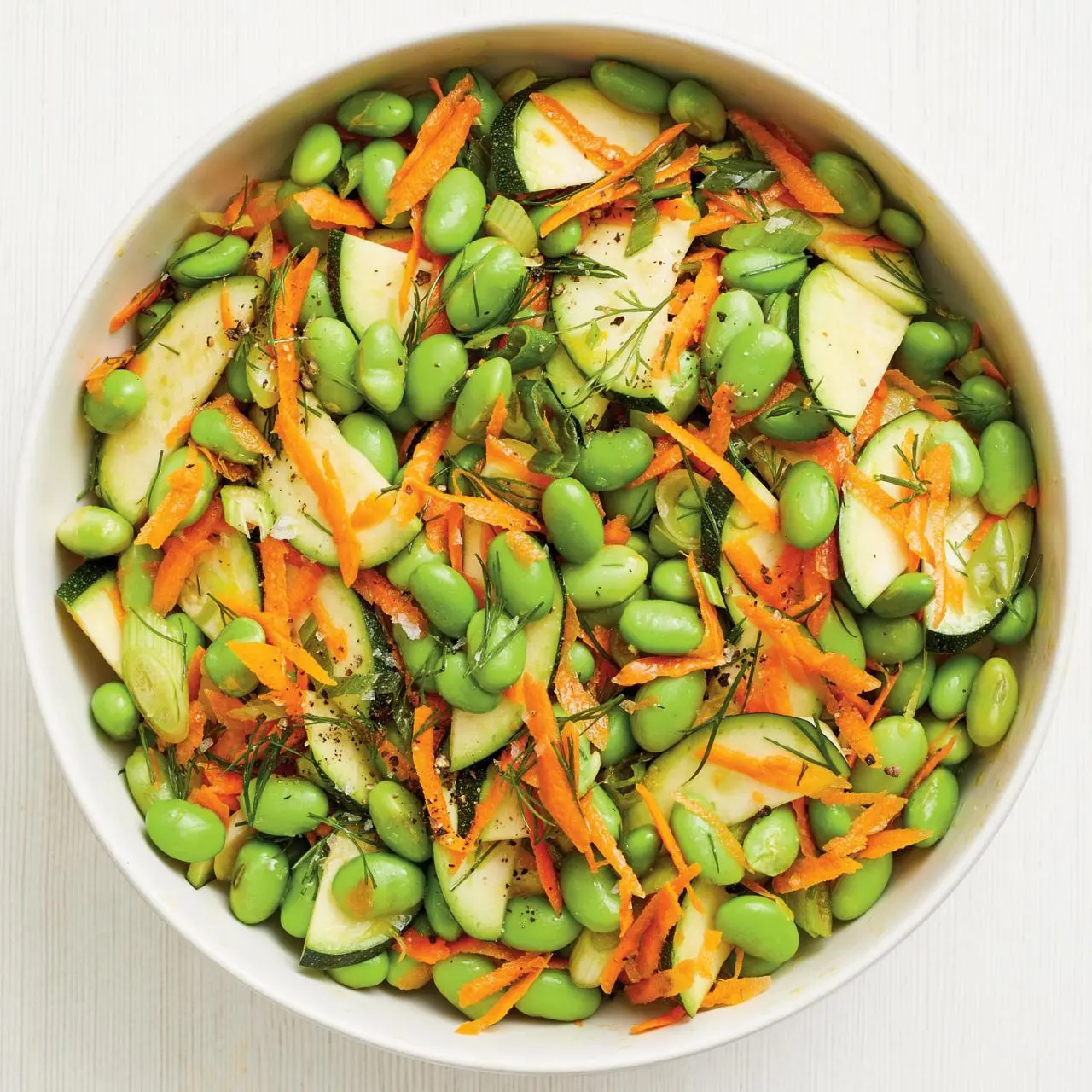 Edamame-Zucchini Salad Recipe | Food Network Kitchen | Food Network