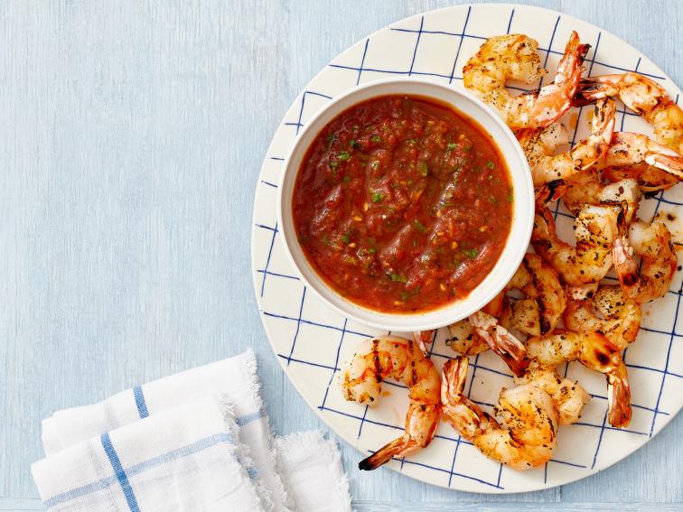 Grilled Shrimp with Smoky Grilled Tomato Cocktail Sauce Recipe Bobby