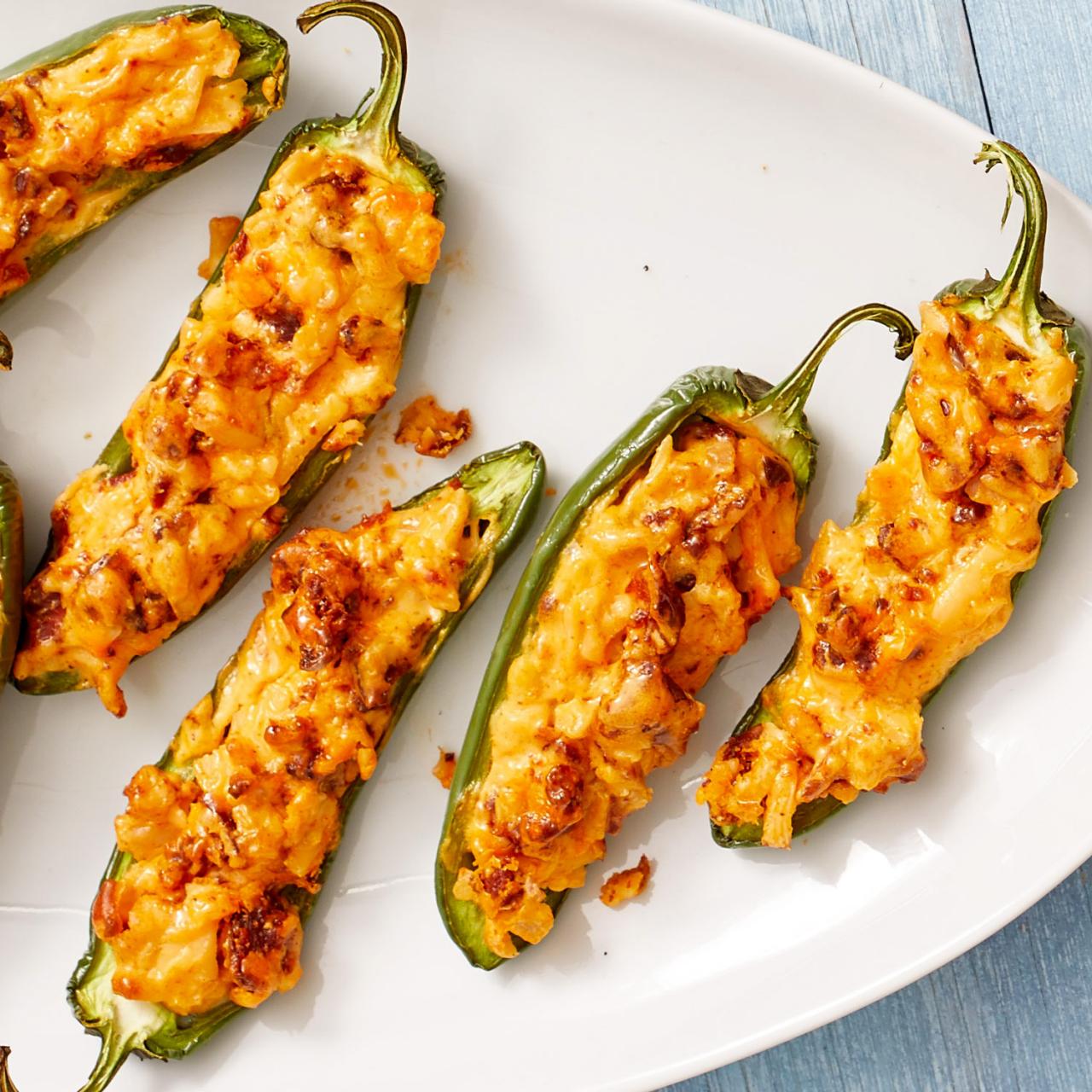 Healthy Smoked Jalapeño Poppers with Chorizo and Bacon