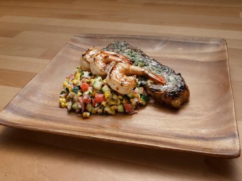 Surf and Turf with Grilled Vegetables