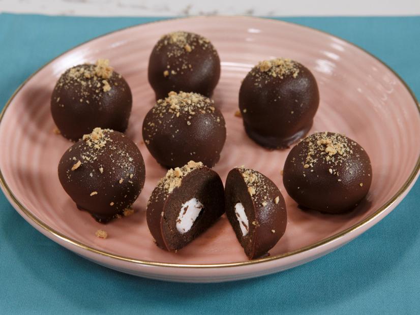 S'mores Truffles are displayed, as seen on Let's Eat, Season 1.