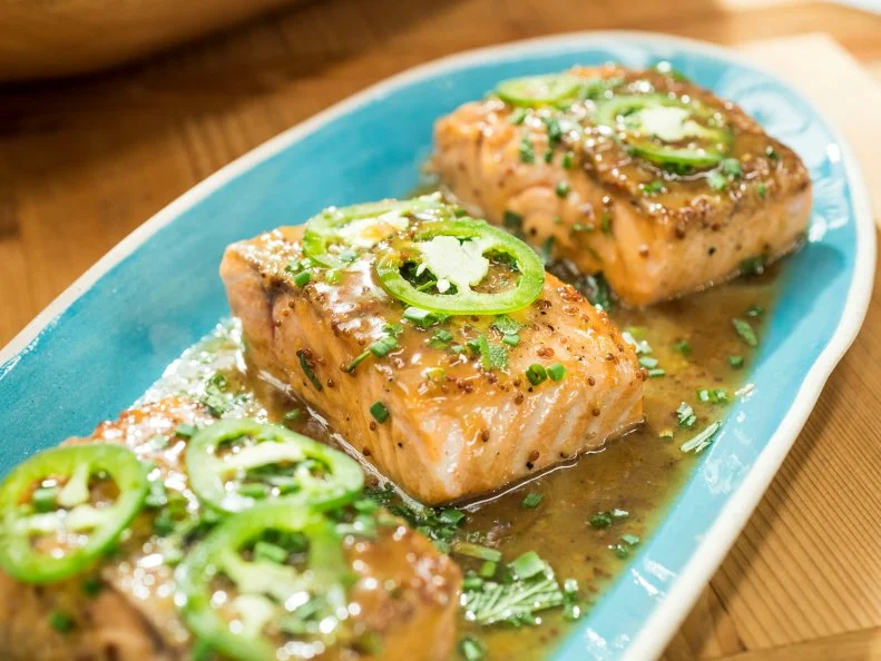 Geoffrey Zakarian makes Apple Cider Salmon, as seen on Food Network's The Kitchen 