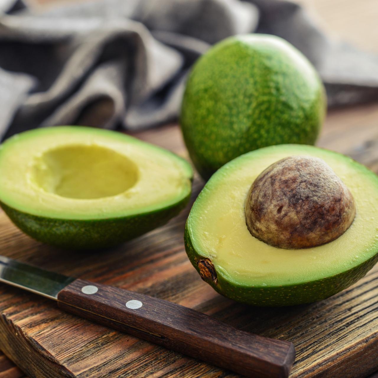 Fresh Healthy Avocado Cutting Board