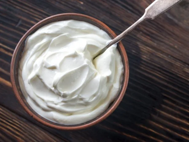 Bowl of Greek yogurt