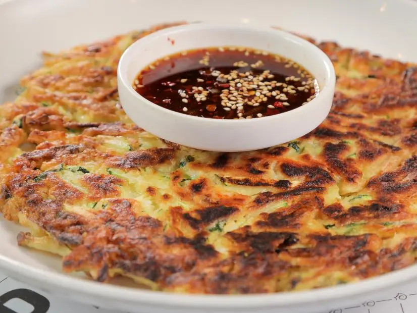 Ho Bak Jun (Zucchini Pancake) Recipe | Food Network Ho Bak Jun (Zucchini Pancake)