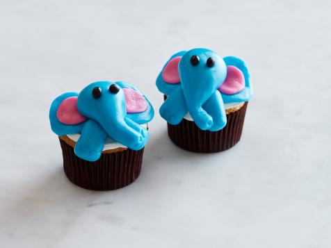 Marshmallow Fondant Elephants
