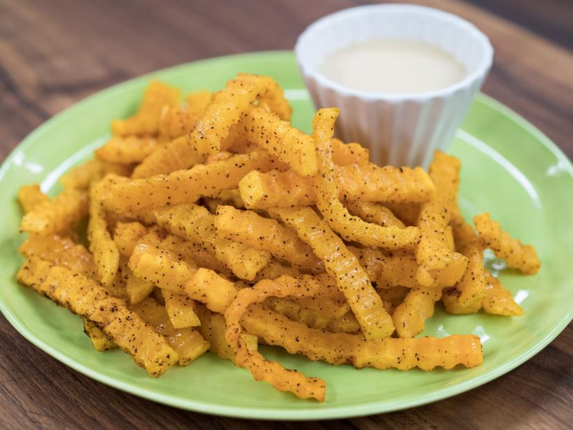 Jeff Mauro shares Store-Bought Butternut Squash Fries in a game of Try or Deny, as seen on Food Network's The Kitchen